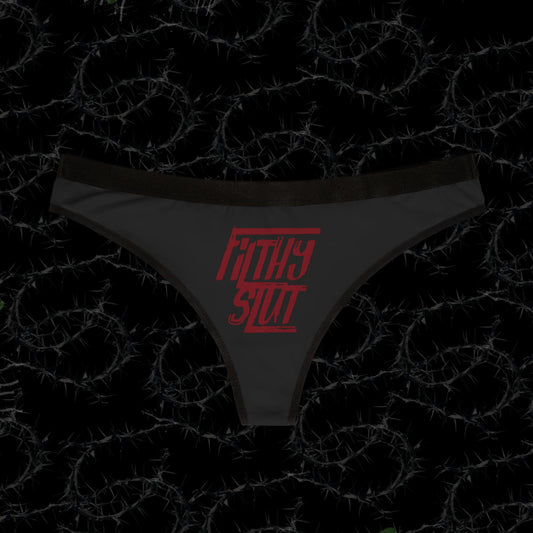 FILTHY SLUT - Women's Thongs (AOP)