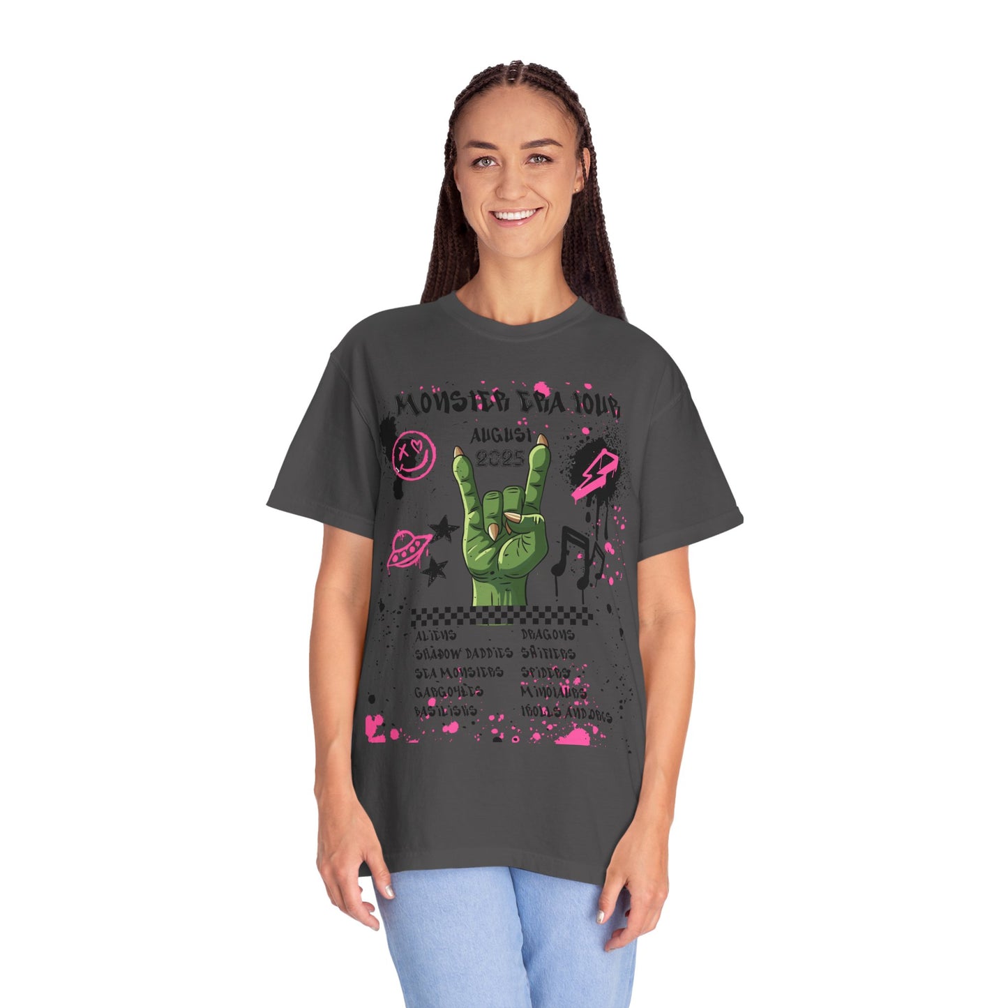Monster Era Tour - Unisex Garment-Dyed T-shirt.