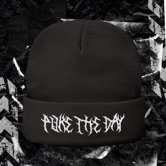 Puke The Day - Knit Beanie (Embroidery)