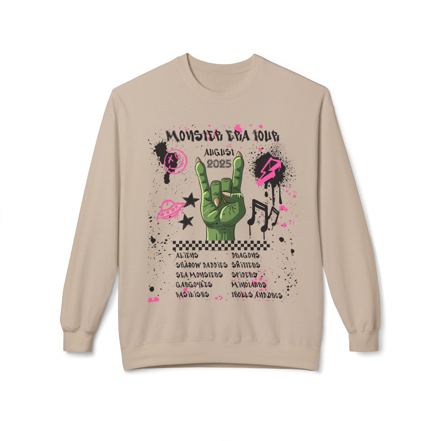 MONSTER ERA TOUR - Unisex Midweight Softstyle Fleece Crewneck Sweatshirt