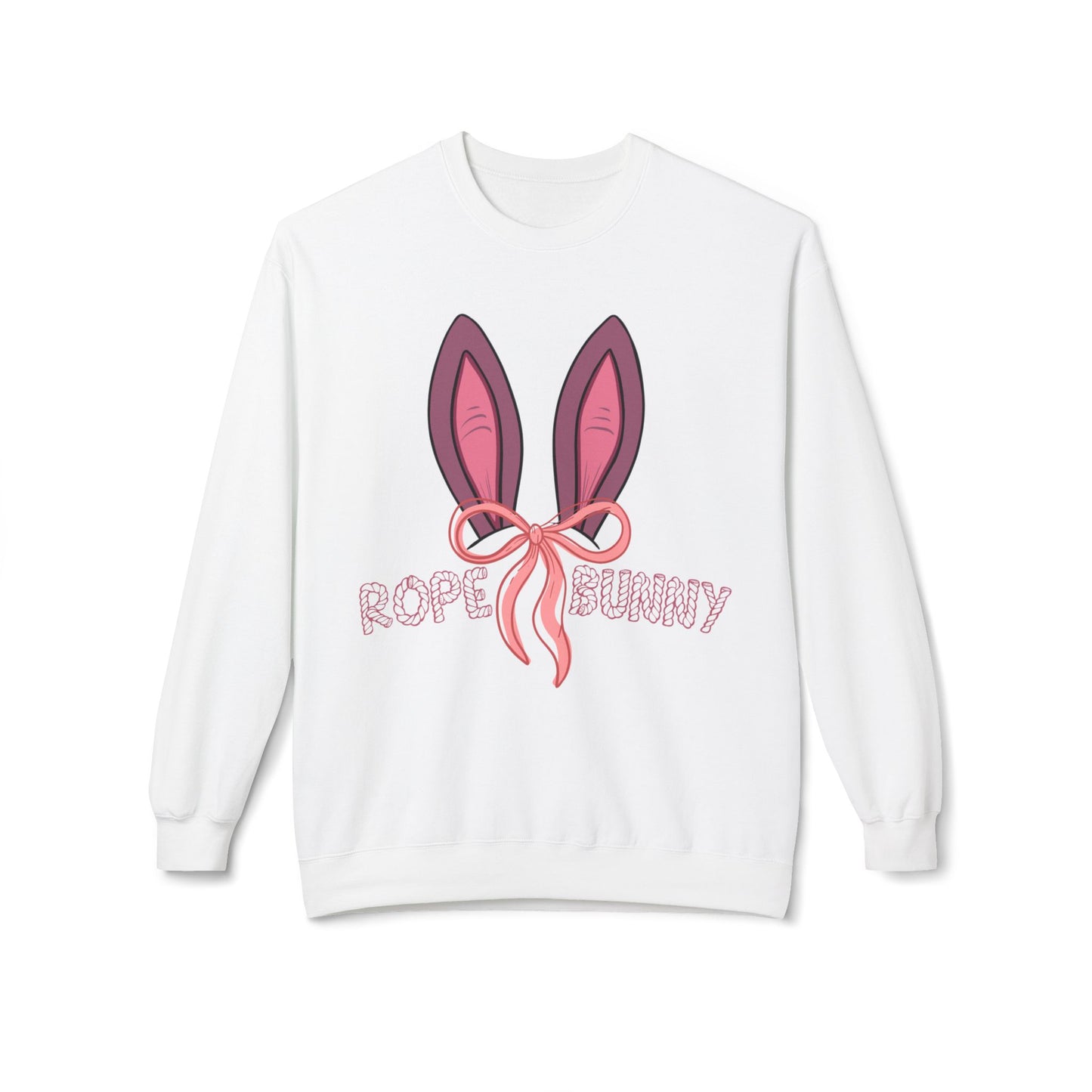 Rope Bunny - Unisex Midweight Softstyle Fleece Crewneck Sweatshirt