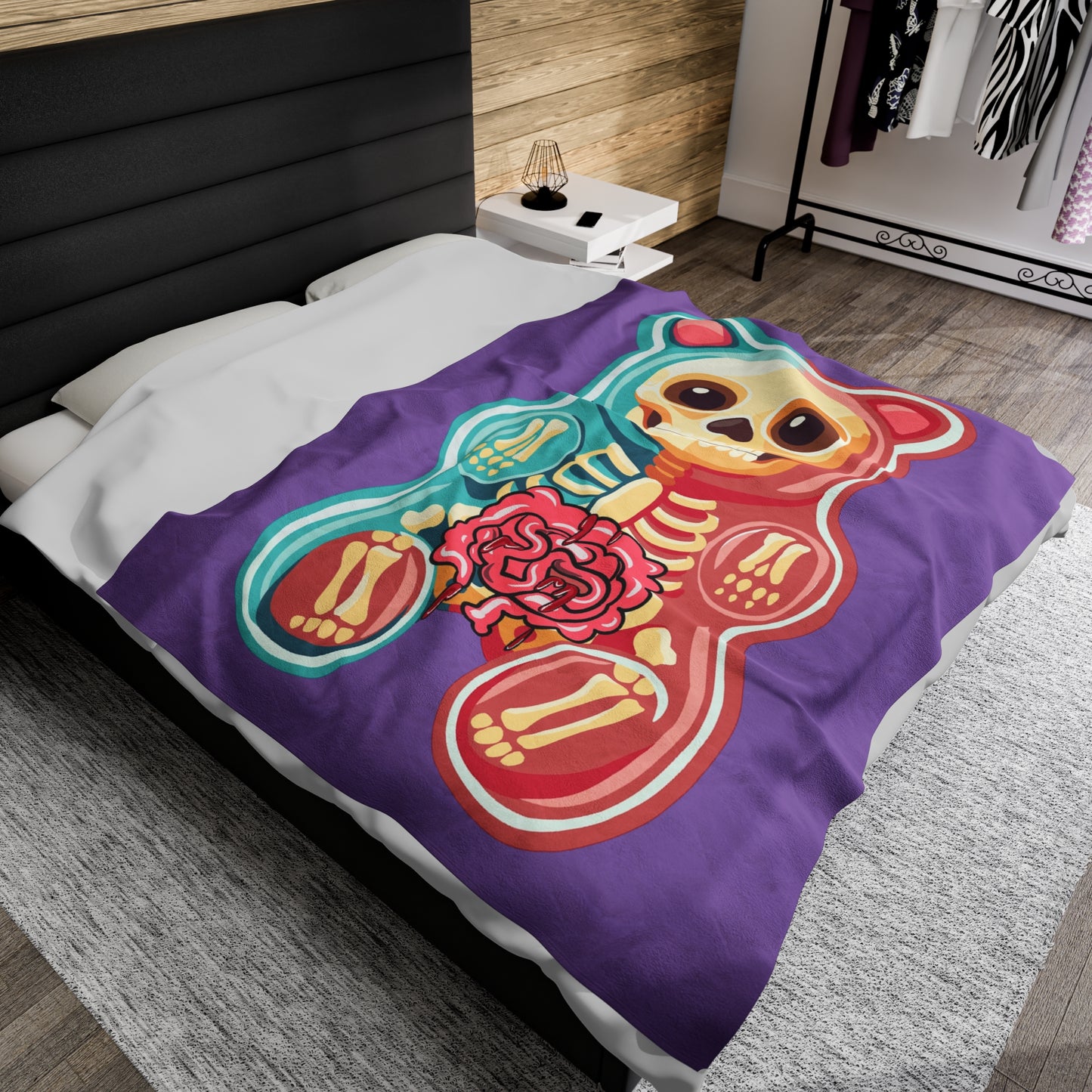 Eat My Guts Gummy - Velveteen Plush Blanket