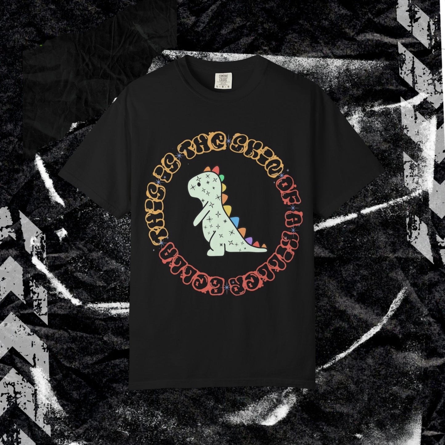 This is the Skin of A Killer Bella - Unisex Garment-Dyed T-shirt.