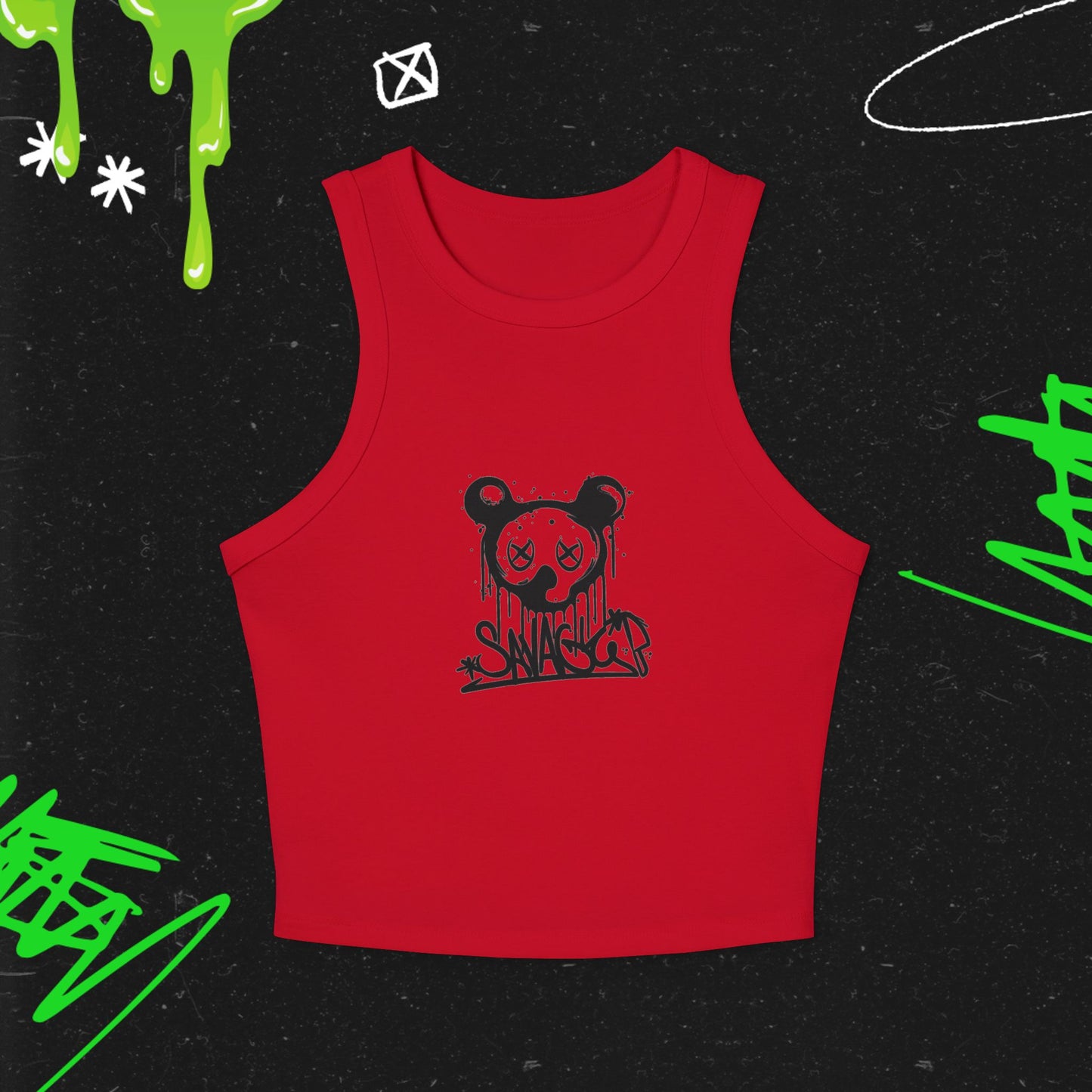 Savage - Women's Micro Rib Racer Tank Top