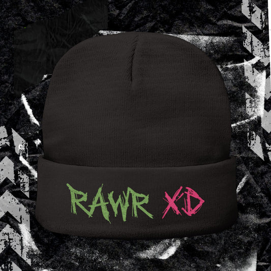 RAWR XD - Knit Beanie (Embroidery)