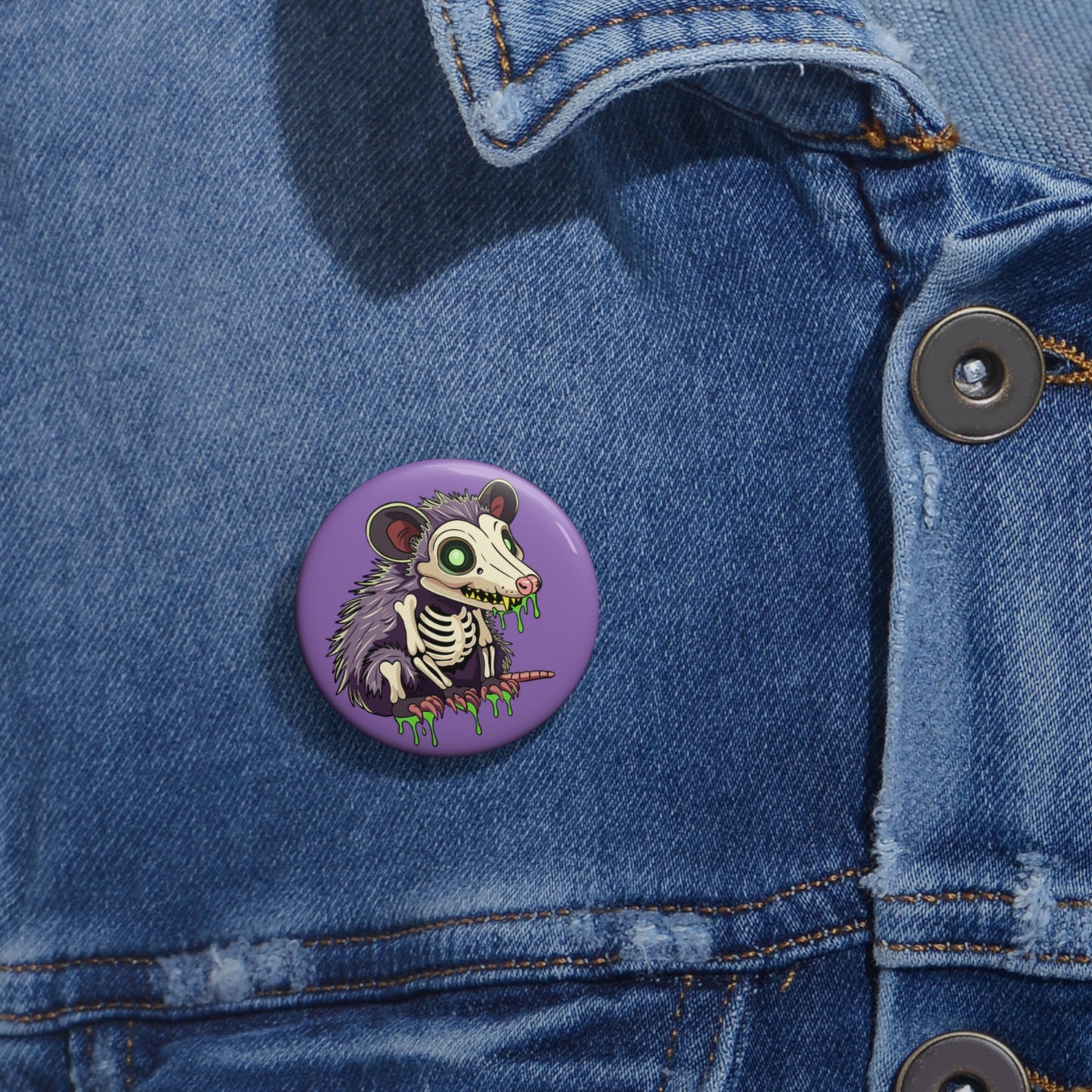 Feral Opossum  - Pin Button