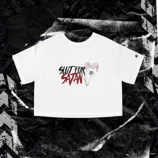 SL*T FOR SATAN - Champion Women's Heritage Cropped T-Shirt