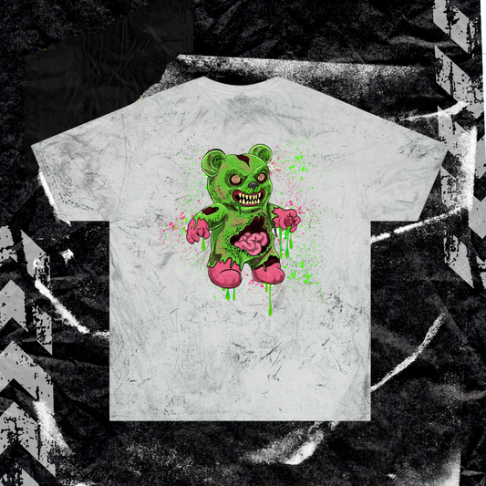 Grunge Gummy Bear Guts- (backprint) color blast t-shirt