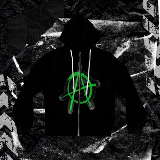 Anarchy - Women’s Full-Zip Hoodie (AOP)