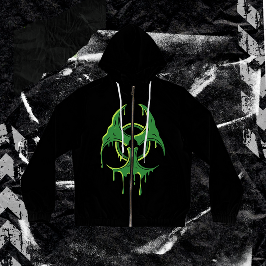 BioHazard - Women’s Full-Zip Hoodie (AOP)