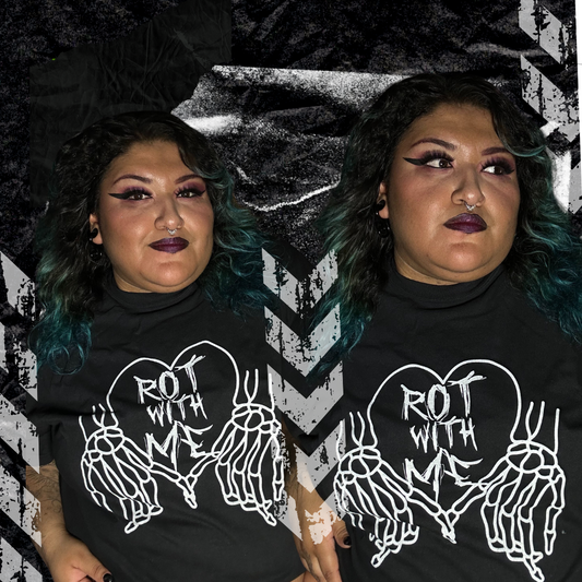 Rot With Me - Unisex Garment-Dyed T-shirt.