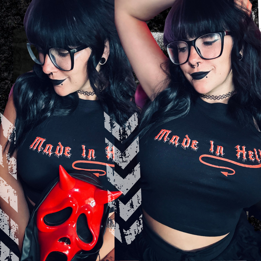 Made In Hell - Women's Micro Rib Racer Tank Top