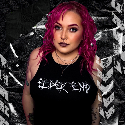 Elder Emo - Women's Micro Rib Racer Tank Top