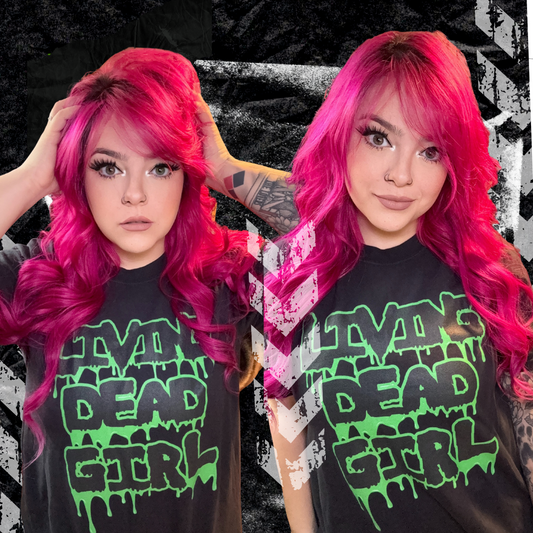 Living Dead Girl - Unisex Garment-Dyed T-shirt.