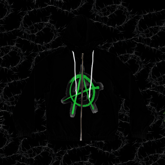 Anarchy - Women’s Full-Zip Hoodie (AOP)