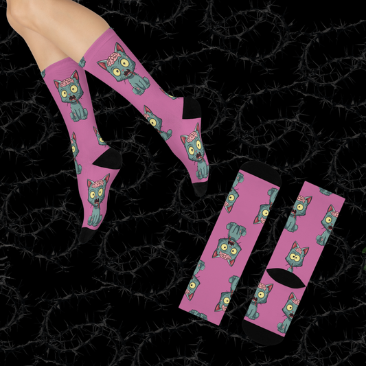 Zombie Cat Socks