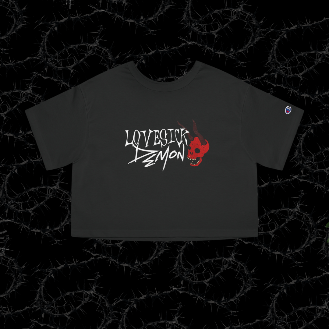 LOVESICK DEMON - Champion Women's Heritage Cropped T-Shirt