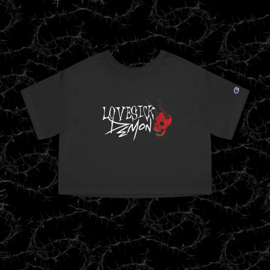 LOVESICK DEMON - Champion Women's Heritage Cropped T-Shirt