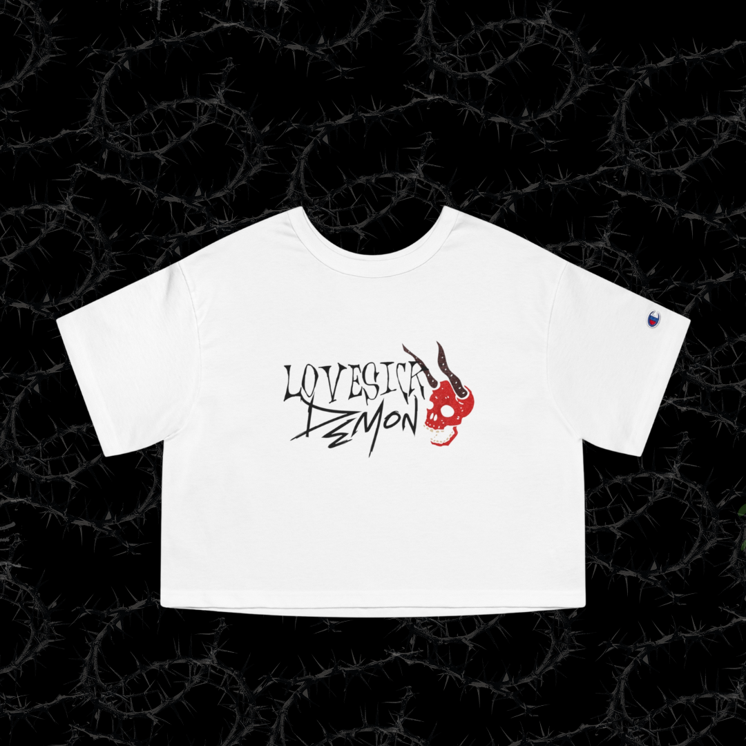 LOVESICK DEMON - Champion Women's Heritage Cropped T-Shirt