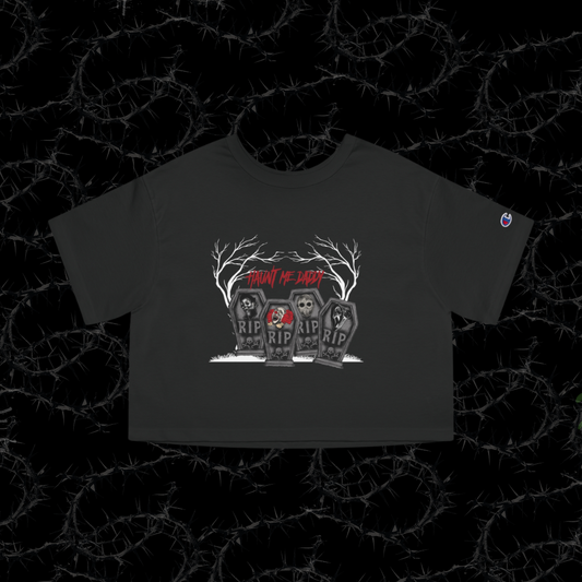 HAUNT ME DADDY - Champion Women's Heritage Cropped T-Shirt
