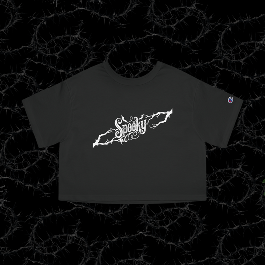 SPOOKY - Champion Women's Heritage Cropped T-Shirt