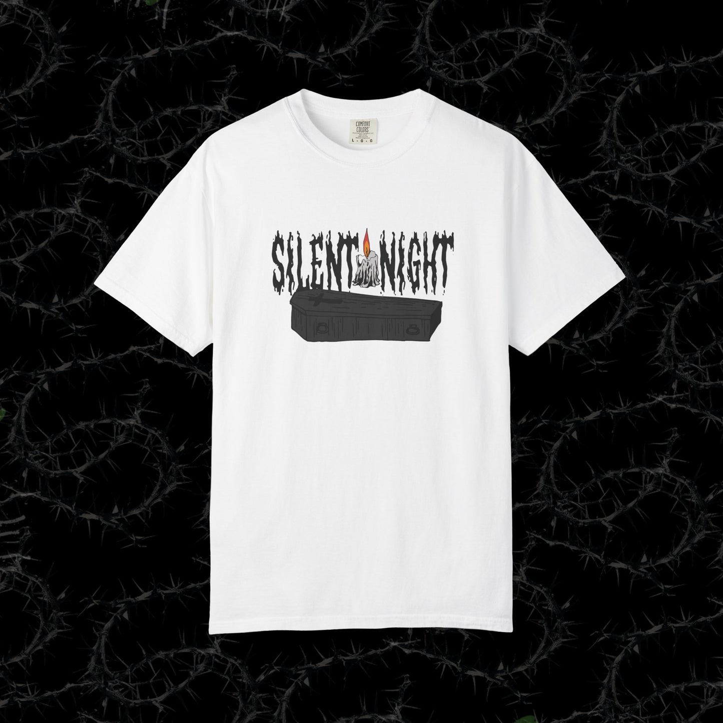 SILENT NIGHT - Unisex Garment-Dyed T-shirt