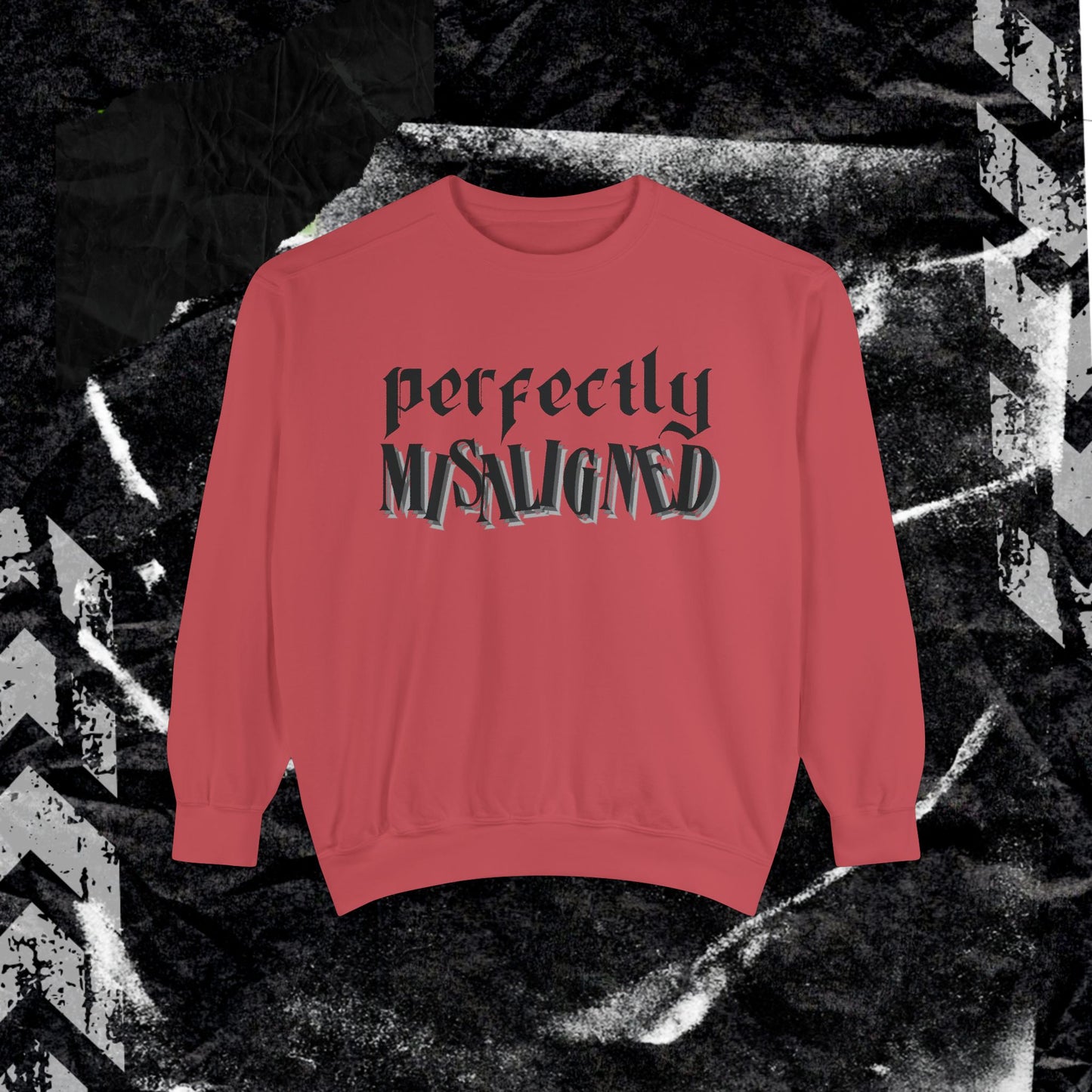 Perfectly Misaligned - Dyed Sweatshirt