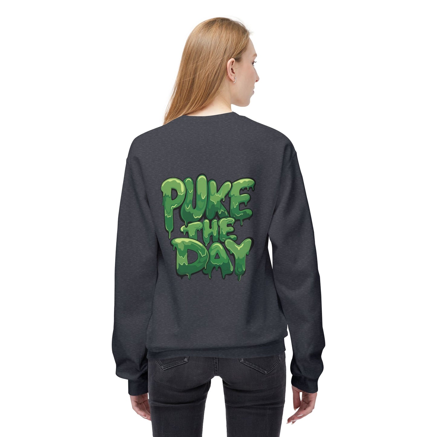 Punks Not Dead - Unisex Midweight Softstyle Fleece Crewneck Sweatshirt