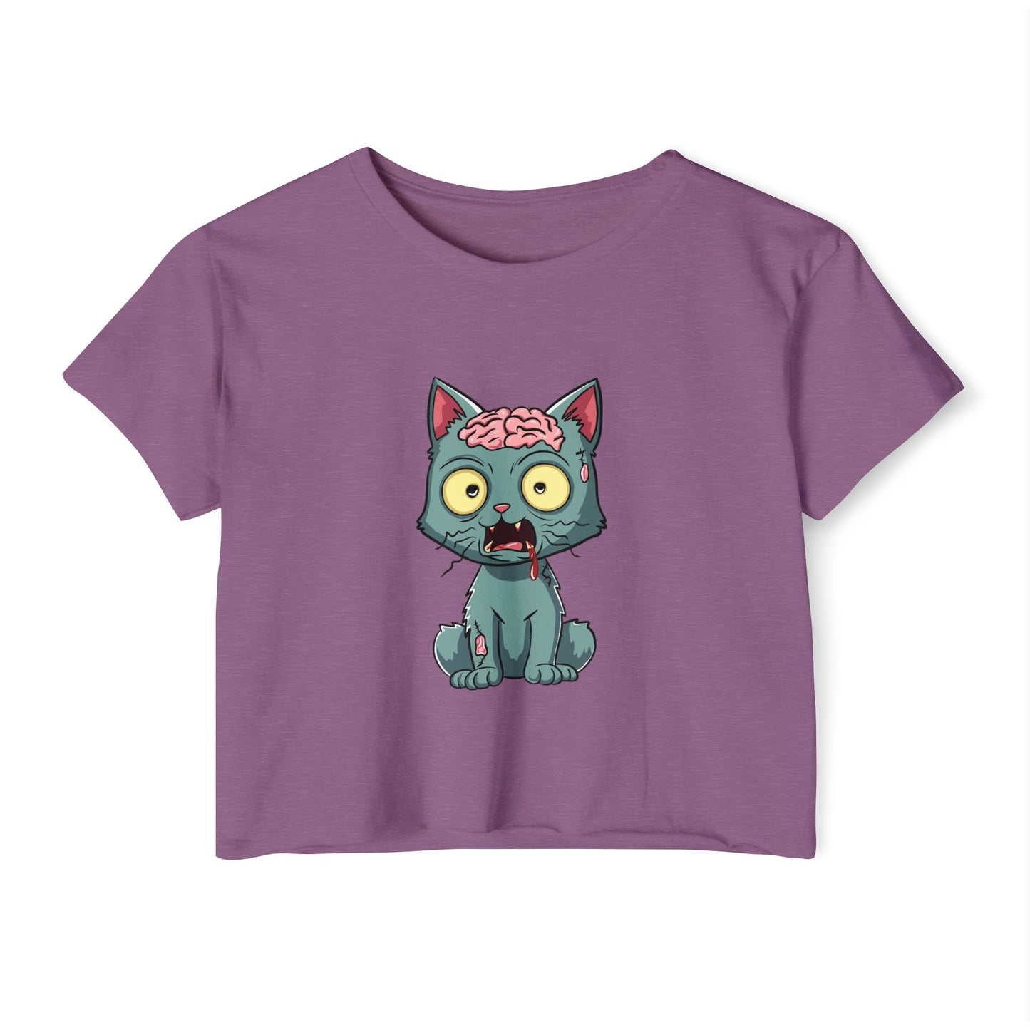 Zombie Cat- Festival Crop Top