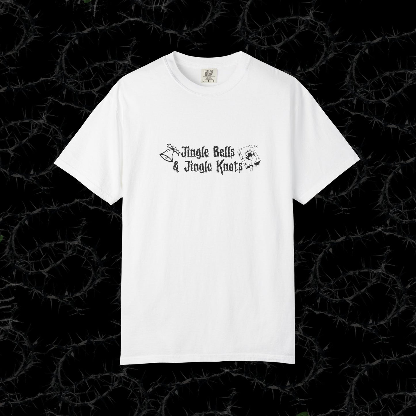 JINGLE BELLS & JINGLE KNOTS - Unisex Garment-Dyed T-shirt