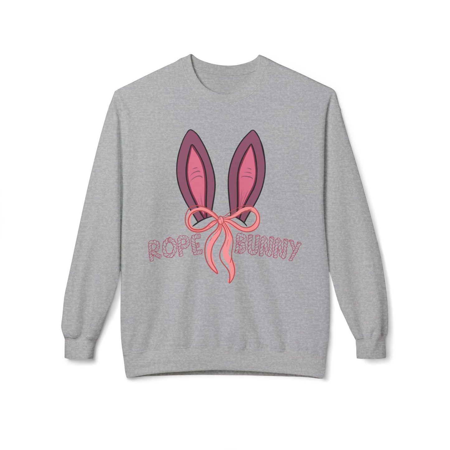 Rope Bunny - Unisex Midweight Softstyle Fleece Crewneck Sweatshirt