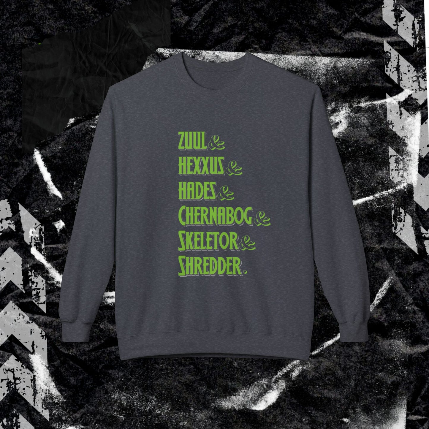 MONSTERS LIST  - Unisex Midweight Softstyle Fleece Crewneck Sweatshirt