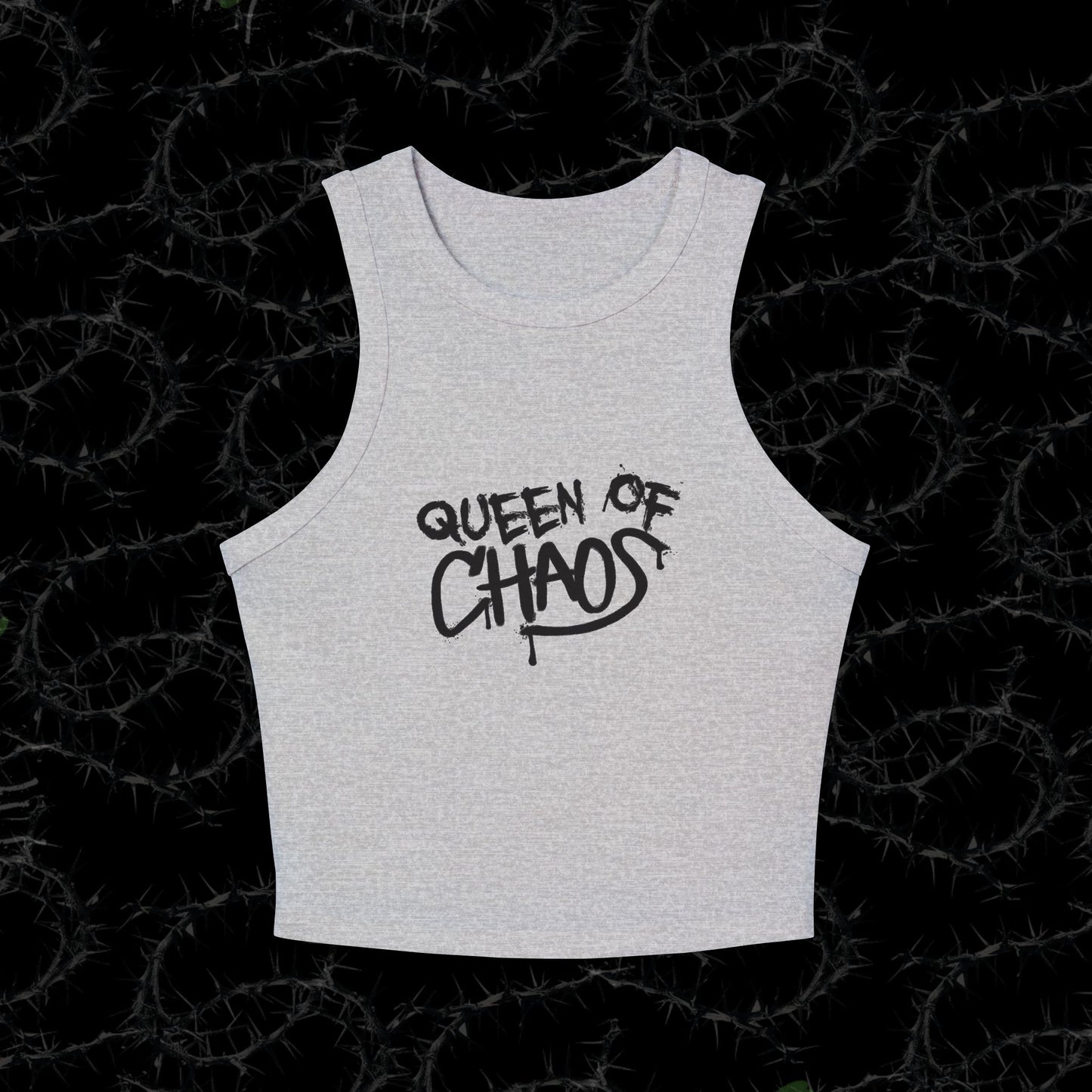 Queen Of Chaos - Women's Micro Rib Racer Tank Top