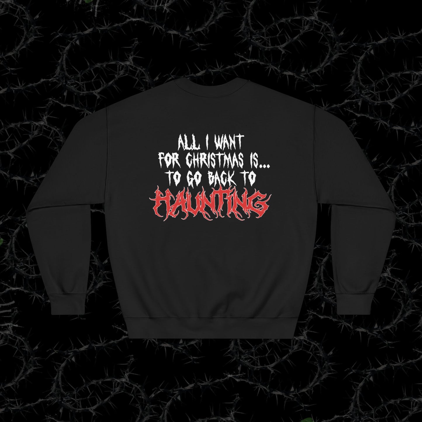 CHRISTMAS HAUNTING - Unisex DryBlend® Crewneck Sweatshirt