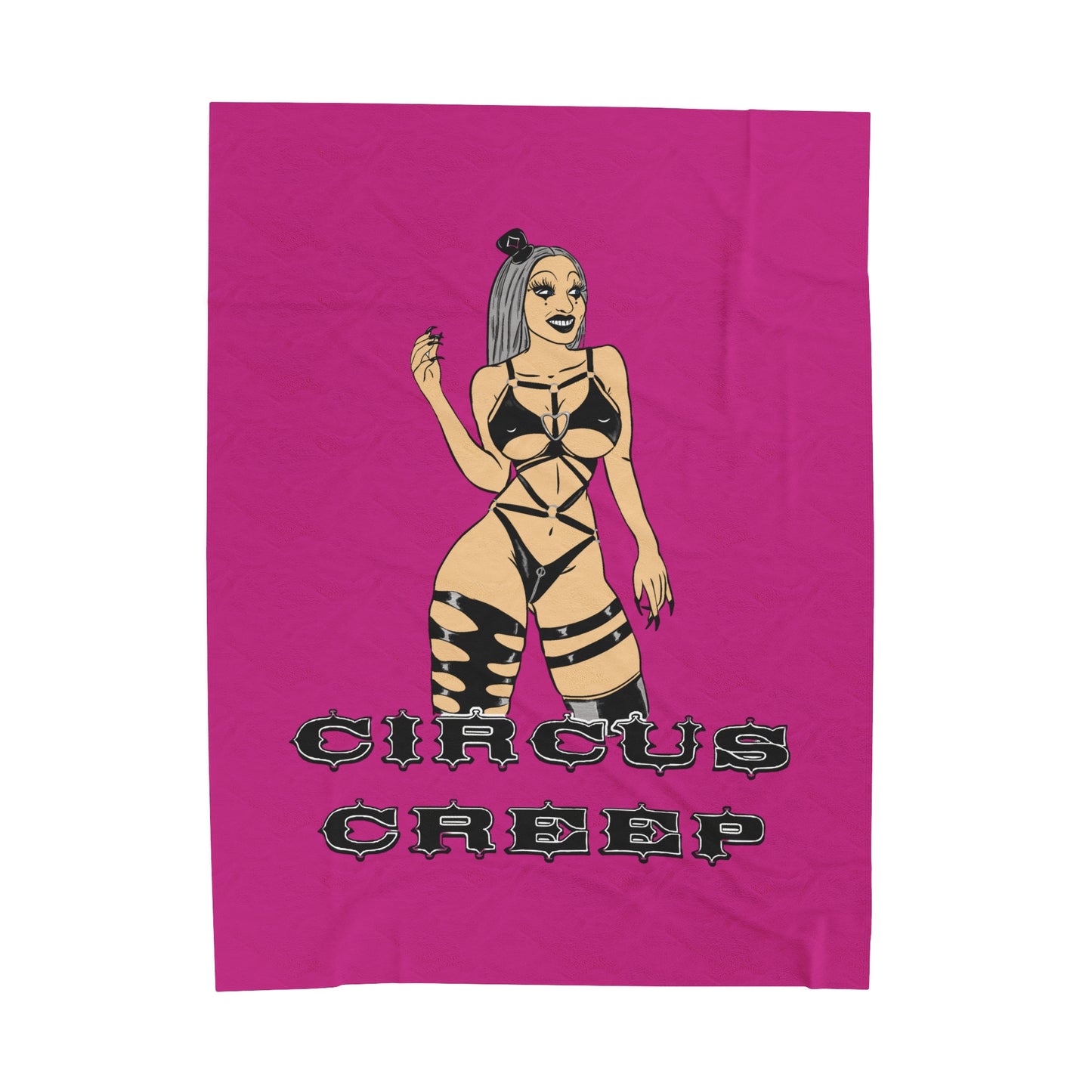 Circus Creep - Velveteen Plush Blanket