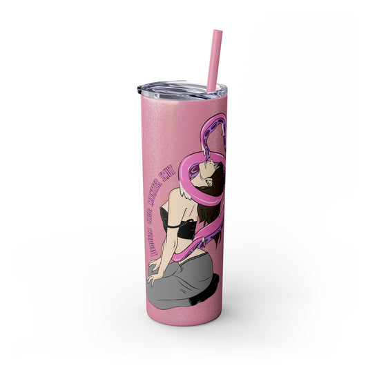 BEGGERS CLUB : MONSTER SMUT  - Skinny Tumbler with Straw, 20oz