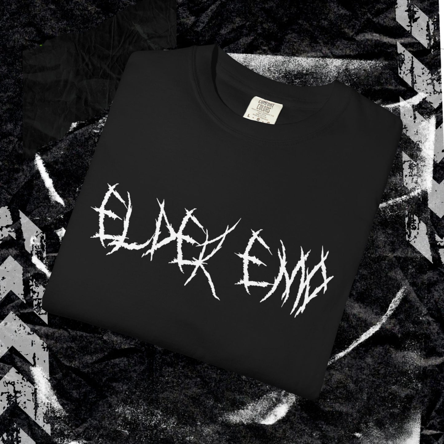 Elder Emo - Unisex Garment-Dyed T-shirt.