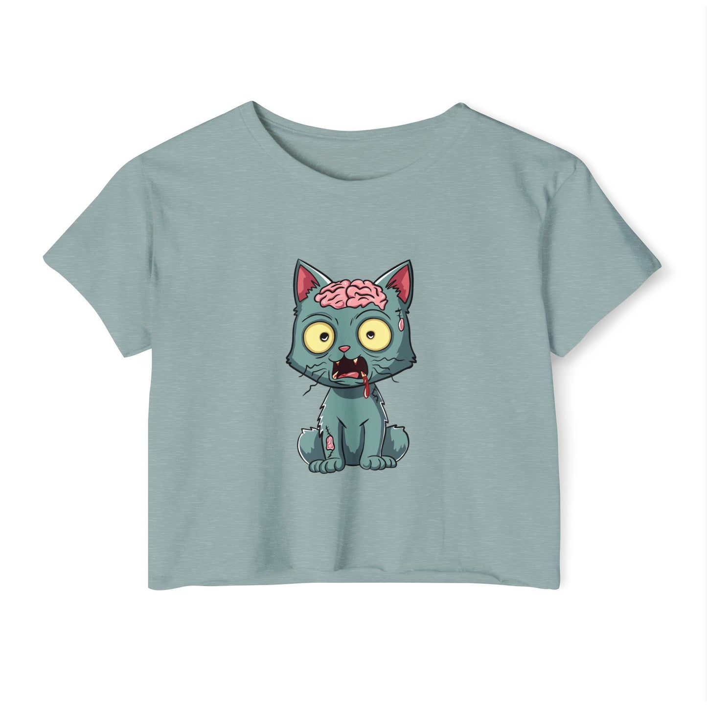 Zombie Cat- Festival Crop Top