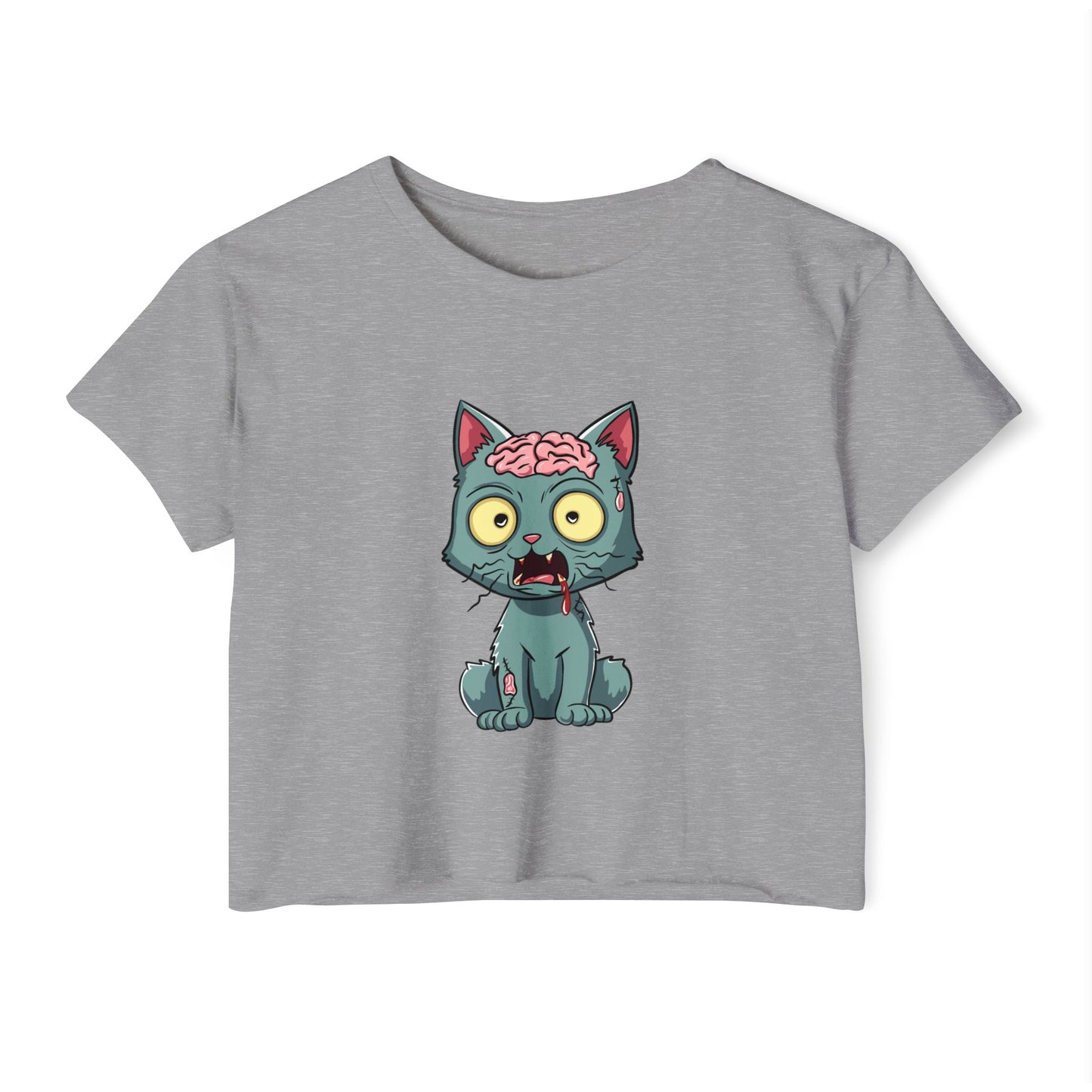 Zombie Cat- Festival Crop Top