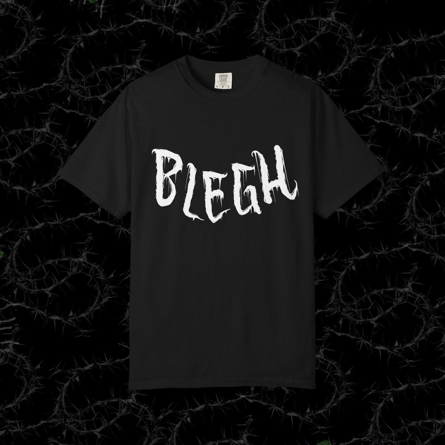 BLEGH -Dyed T-shirt.