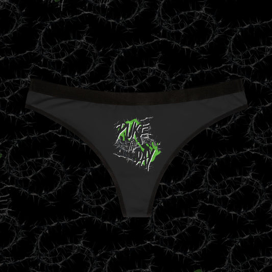 Logo Puke The Day - Women's Thongs (AOP)