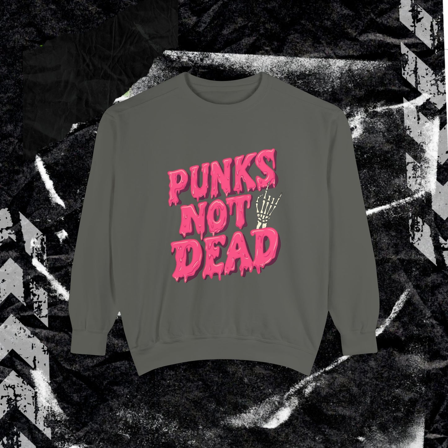 Punks Not Dead - Dyed Sweatshirt