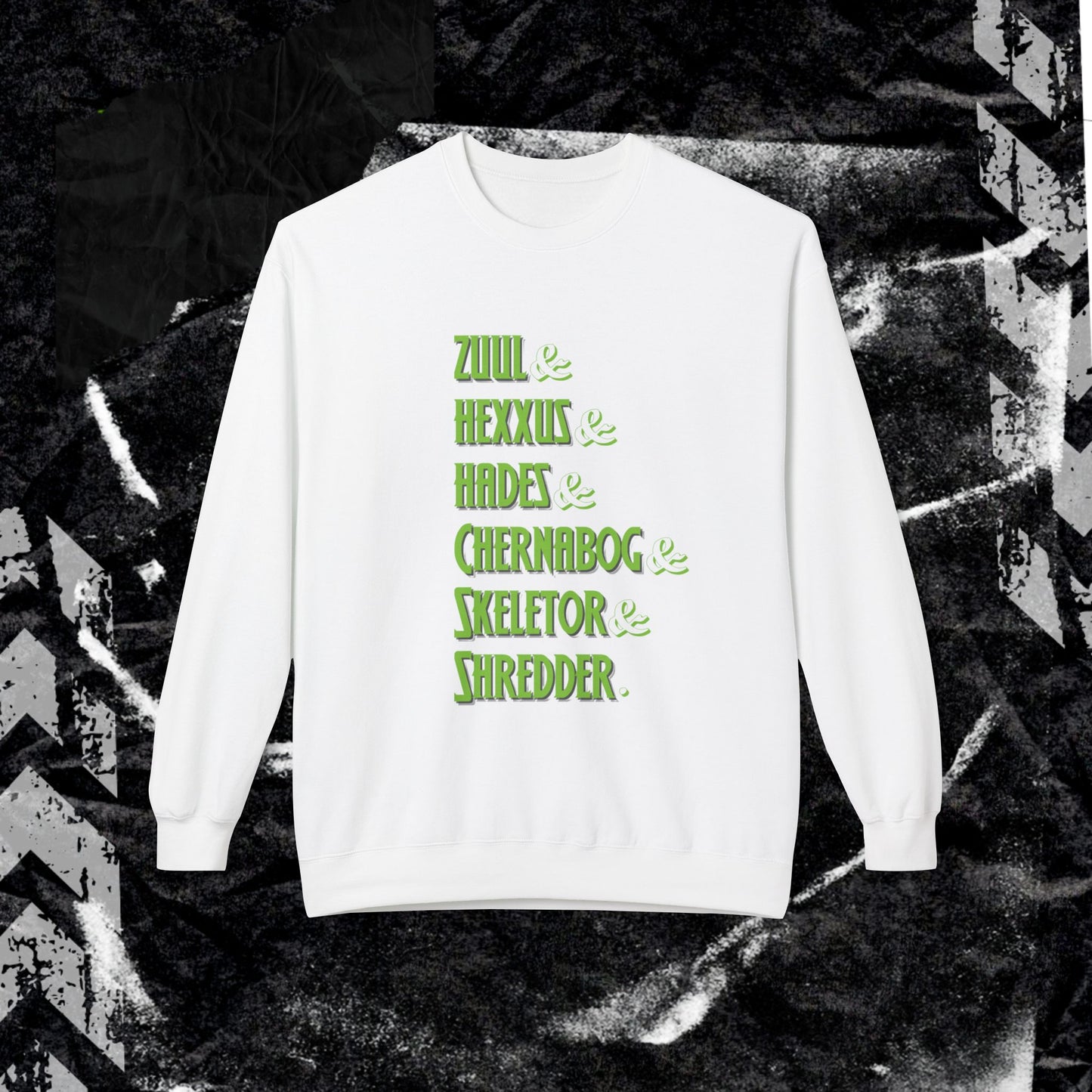 MONSTERS LIST  - Unisex Midweight Softstyle Fleece Crewneck Sweatshirt