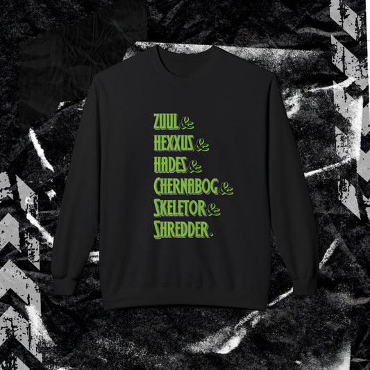 MONSTERS LIST  - Unisex Midweight Softstyle Fleece Crewneck Sweatshirt