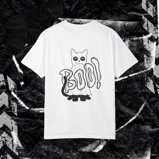KITTY BOO BOO - Unisex Garment-Dyed T-shirt.