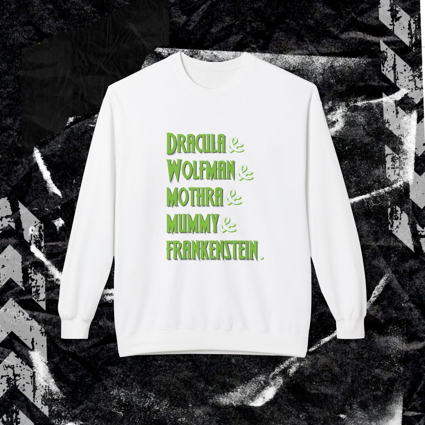 CLASSIC MONSTERS - Unisex Midweight Softstyle Fleece Crewneck Sweatshirt