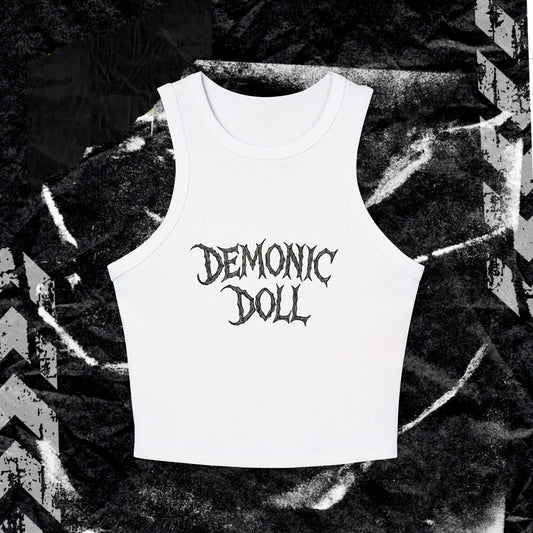 DEMONIC DOLL - Women's Micro Rib Racer Tank Top