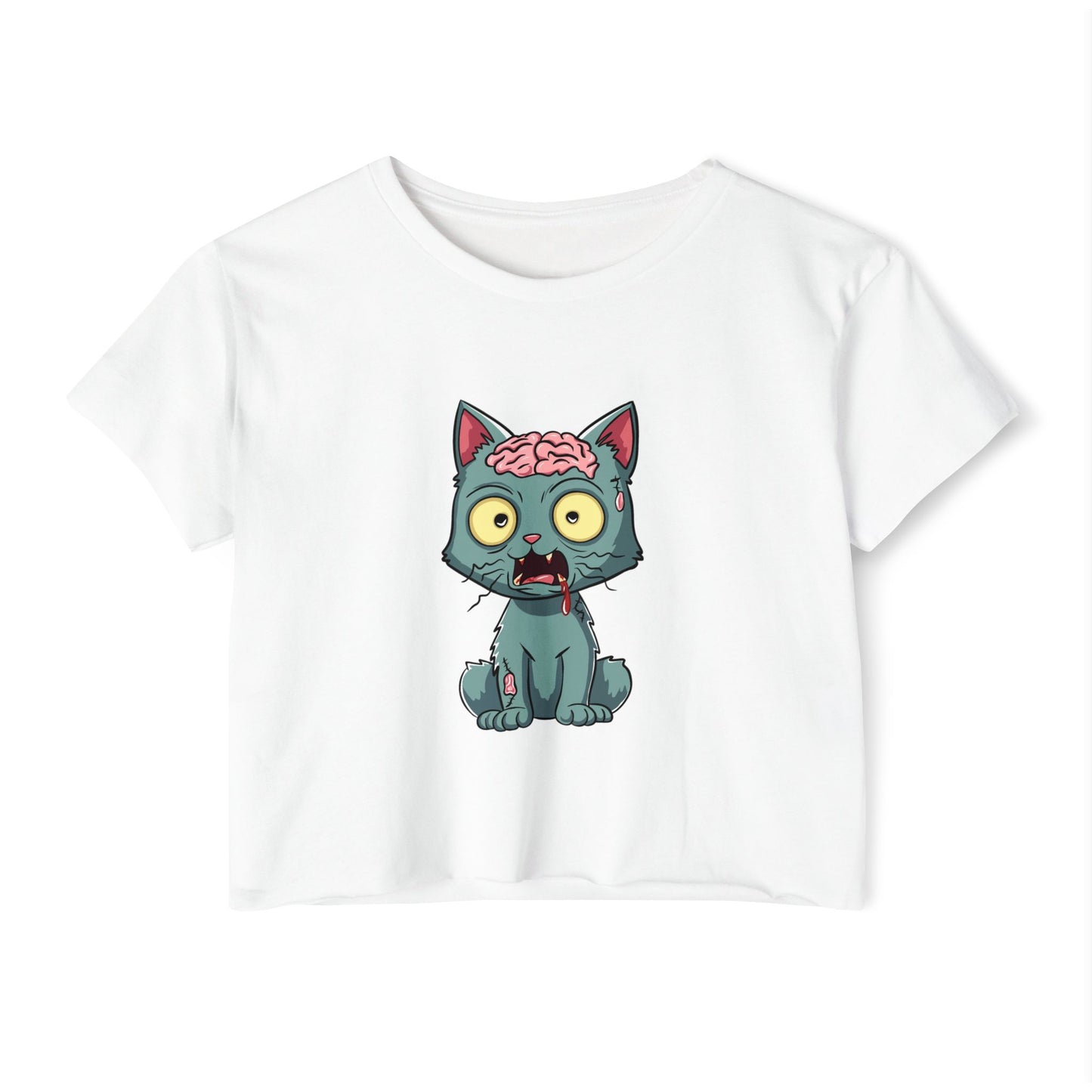 Zombie Cat- Festival Crop Top