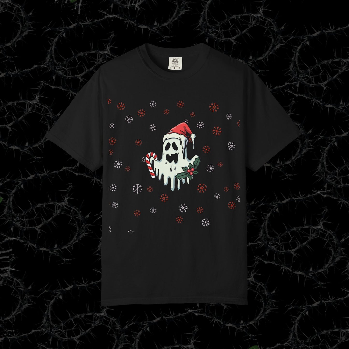HAUNTING CHRISTMAS - Unisex Garment-Dyed T-shirt