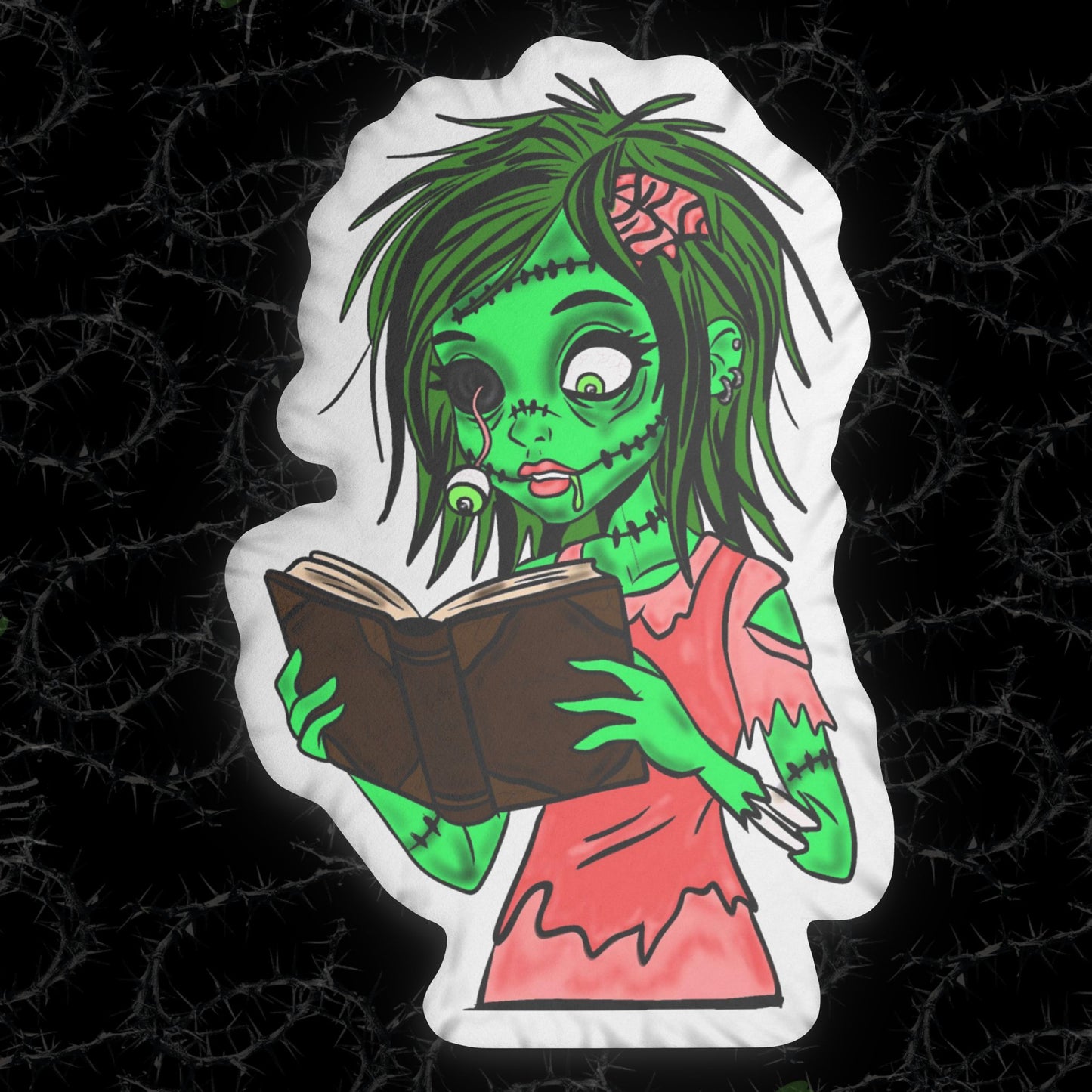 Living Dead Girl - Custom Shaped Pillows